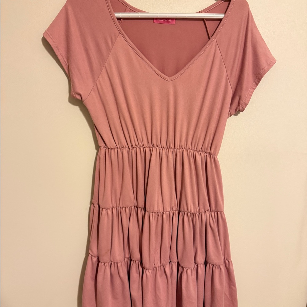 Mauve Tiered Dress